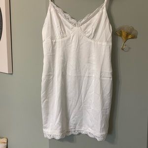 White Princess Polly slip dress